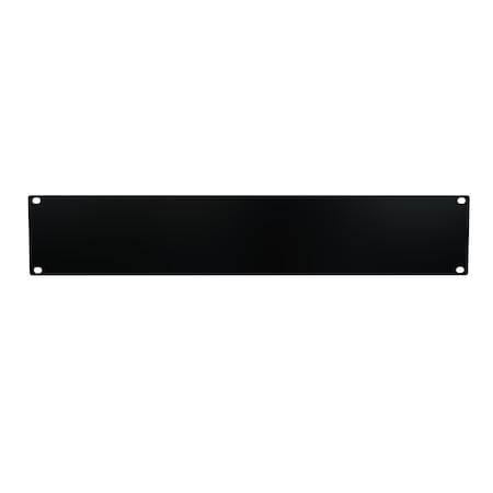 Hammond 2U FLAT ALUMINUM RACK Panel PBPA19003BK